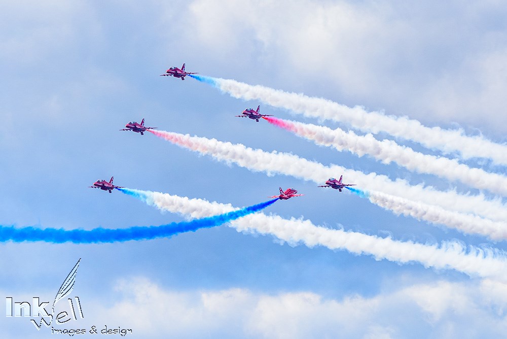 Art prints-aircraft, Red Arrows, Hawk T1