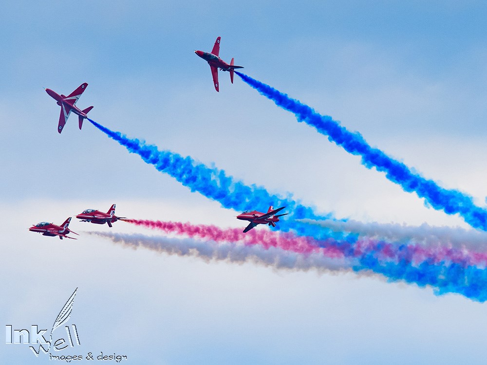 Art prints-aircraft, Red Arrows, Hawk T1