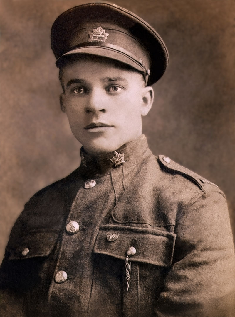 WW 1 soldier after restoration